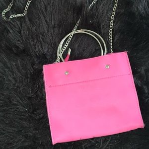 Vintage pink circle bag